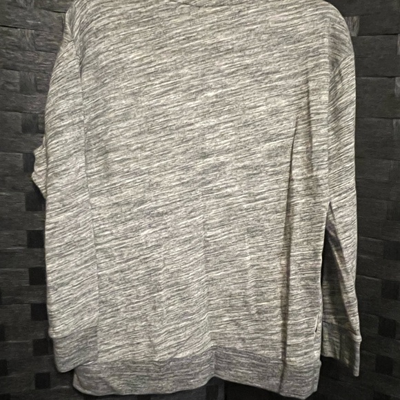 PINK Victoria's Secret Heathered Gray Cowl Neck Sweater - Picture 7 of 8